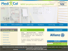 Tablet Screenshot of medicol.pl