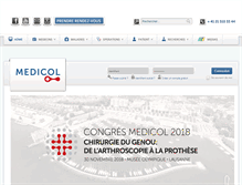 Tablet Screenshot of medicol.ch